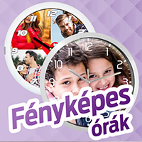fényképes faliórák