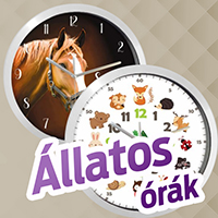 állatos faliórák