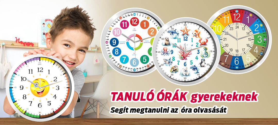 Tanuló faliórák
