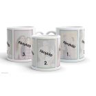 Fényképes bögre, három fényképpel