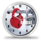 Szív lakat falióra