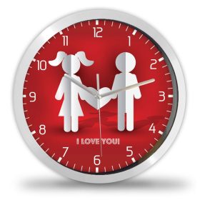 Szerelmes pár valentinra falióra