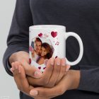 Szerelmes fényképes bögre