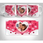 Szerelmes fényképes bögre