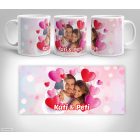 Szerelmes fényképes bögre