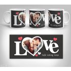 Valentin LOVE fényképes bögre