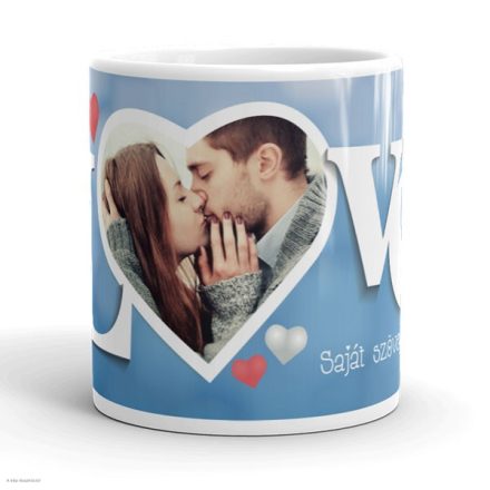 Valentin LOVE fényképes bögre