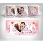 Valentin LOVE fényképes bögre