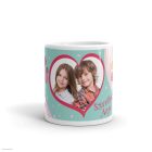 Szeretlek anya fényképes bögre