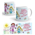 Szeretlek anya bögre