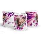 Szives fényképes bögre