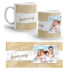 Fényképes bögre, pasztel