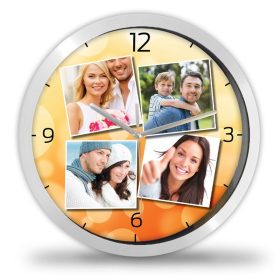 Négy fényképes falióra - Narancs Négy fényképes falióra - Narancs