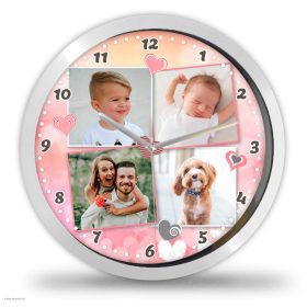 Négy fényképes falióra - Pinkszives Négy fényképes falióra - Pinkszives