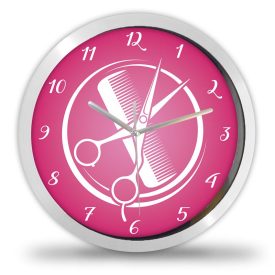 Fodrász falióra – minimal