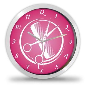 Fodrász falióra – minimal