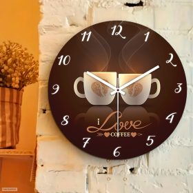 Kávés falióra – retro