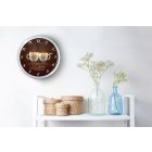 Kávés falióra – retro