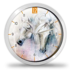 Lovas falióra – fekete-fehér