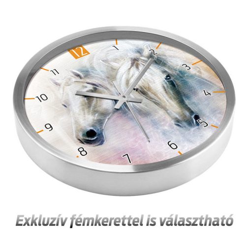 Lovas falióra – fekete-fehér