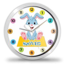 Nyuszis falióra – fekete-fehér