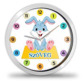 Nyuszis falióra – fekete-fehér