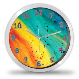 Színes modern falióra