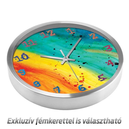 Színes modern falióra