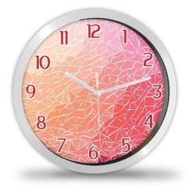 Színes modern falióra – illusztrált