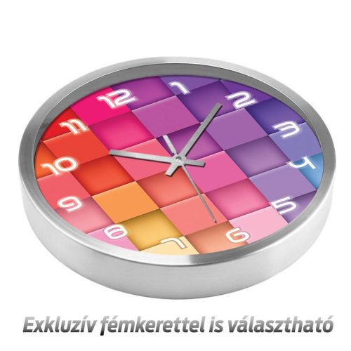 Színes kockák modern falióra