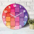 Színes kockák modern falióra