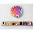 Színes kockák modern falióra