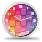 Színes kockák modern falióra
