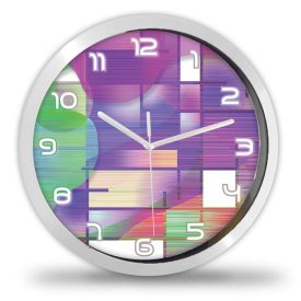 Színes mezők modern falióra