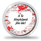 I love saját képes falióra