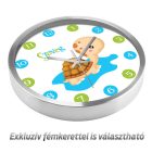 Teknősös falióra – akvarell