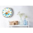 Teknősös falióra – akvarell