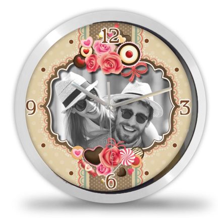 Vintage képes falióra