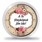 Vintage képes falióra