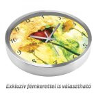 Virágfestmény falióra