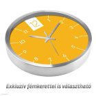 Sárga falióra – letisztult modern stílus