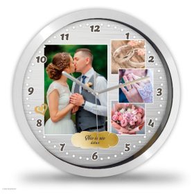 Falióra esküvős 4 fényképpel