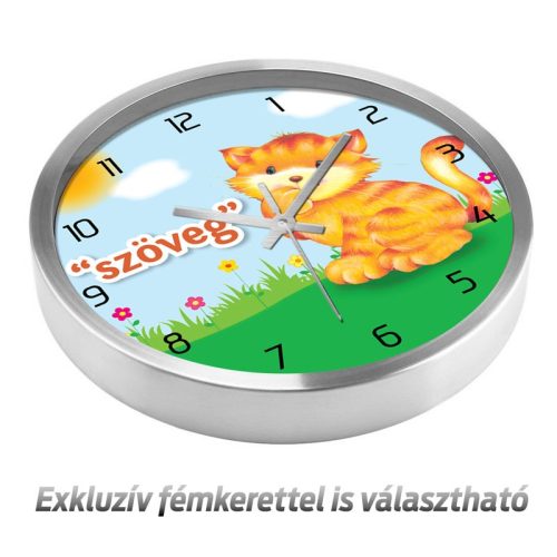 Cicás falióra – grafikus – akvarell