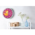 Cicás falióra – grafikus – akvarell – minimal