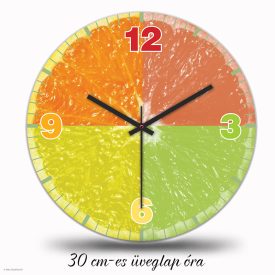  Citrusos falióra négy részre osztott lédús citrom narancs lime és grapefruit keresztmetszet grafikával