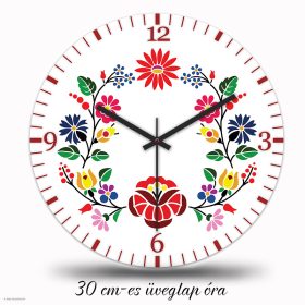 Kalocsai mintás falióra