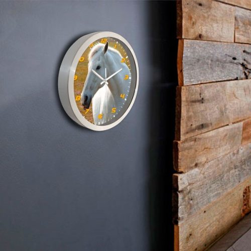 Fehér lovas falióra – illusztrált