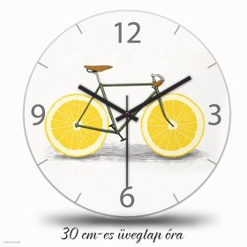 Citromos kerékpár  falióra