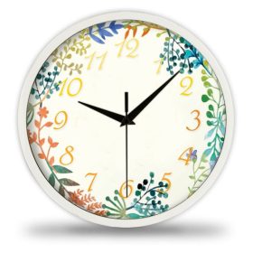 Virág mintás falióra