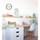 Virág mintás falióra